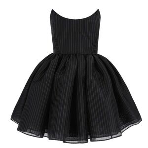 BNWT M Selkie Pinstripe Veuve Dress